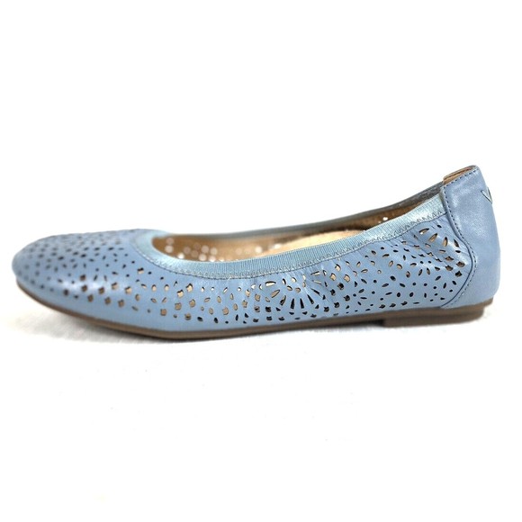 Vionic Womens Callisto Blue Laser Cut Ballet Flats Arch Support Comfort Size 6M - Picture 10 of 12